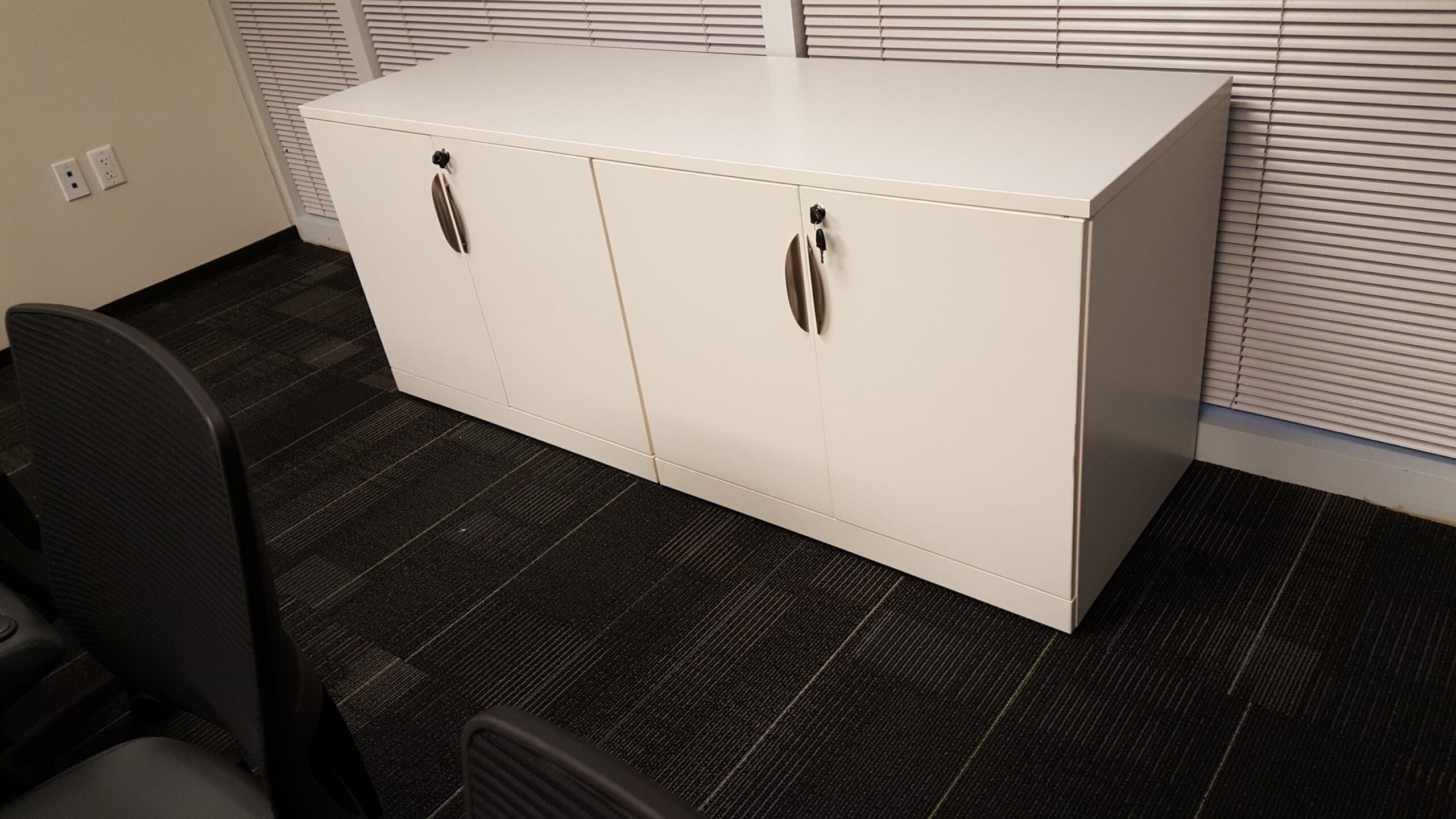 Conference Room Serving Credenza 4 Door Cabinet Smart Buy Office