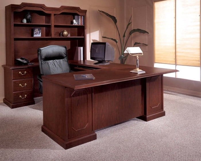 Desk Traditional 72 X 107 Executive U Desk (Left) Andover