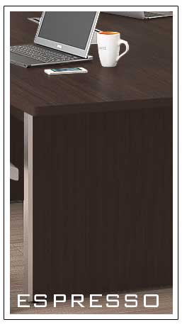 Potenza Executive Reception Laminate Top L Desk Smart Buy Office
