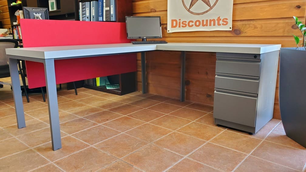 Used Haworth L Shaped Desk Smart Buy Office Furniture Office